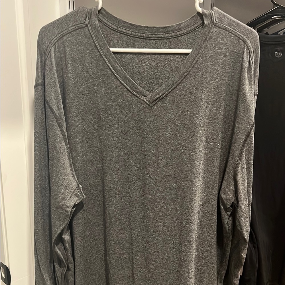 lululemon athletica Gray Long Sleeve Tee